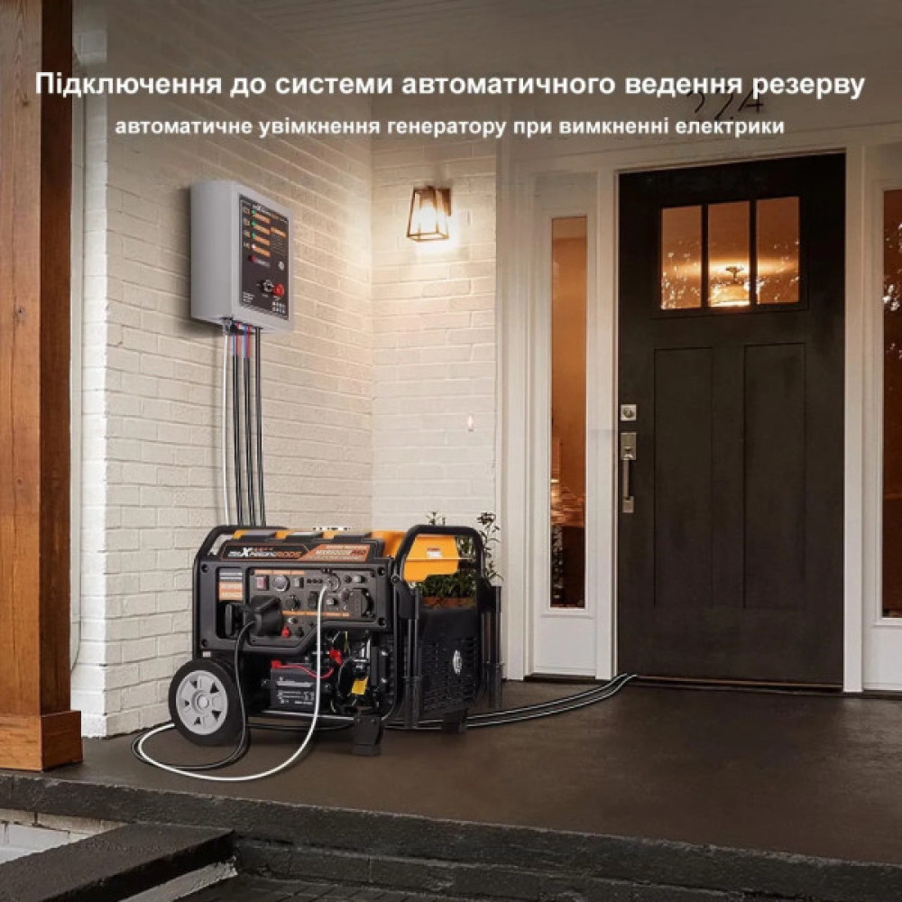 Генератор maXpeedingRODS MXR6000 (5,5kW), 220V, 50Hz, 14,5л, електростартер, ATS (mxr6000)