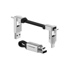 Дата кабель 6in1 inCharge 6 - 0.06m white Rolling Square (SIX02R)