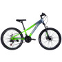 Велосипед Space 24" MARS DD FR рама-11" ST 2026 зелено-сріблястий (OPS-SP-24-057)