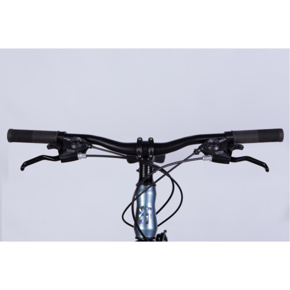 Велосипед Space 24" MARS DD FR рама-11" ST 2026 зелено-сріблястий (OPS-SP-24-057)