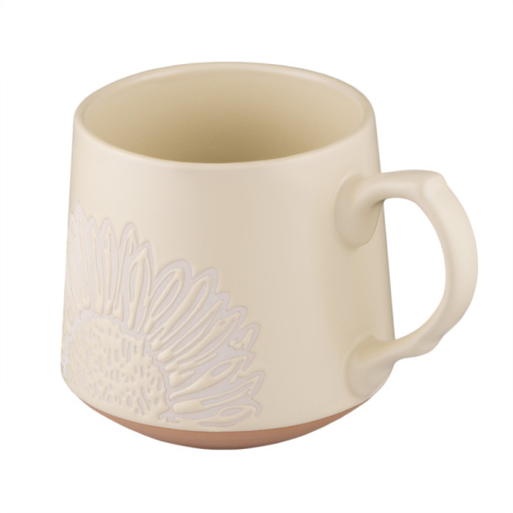 Чашка Ardesto Ilda, 500мл, кераміка, бежевий (AR3037)