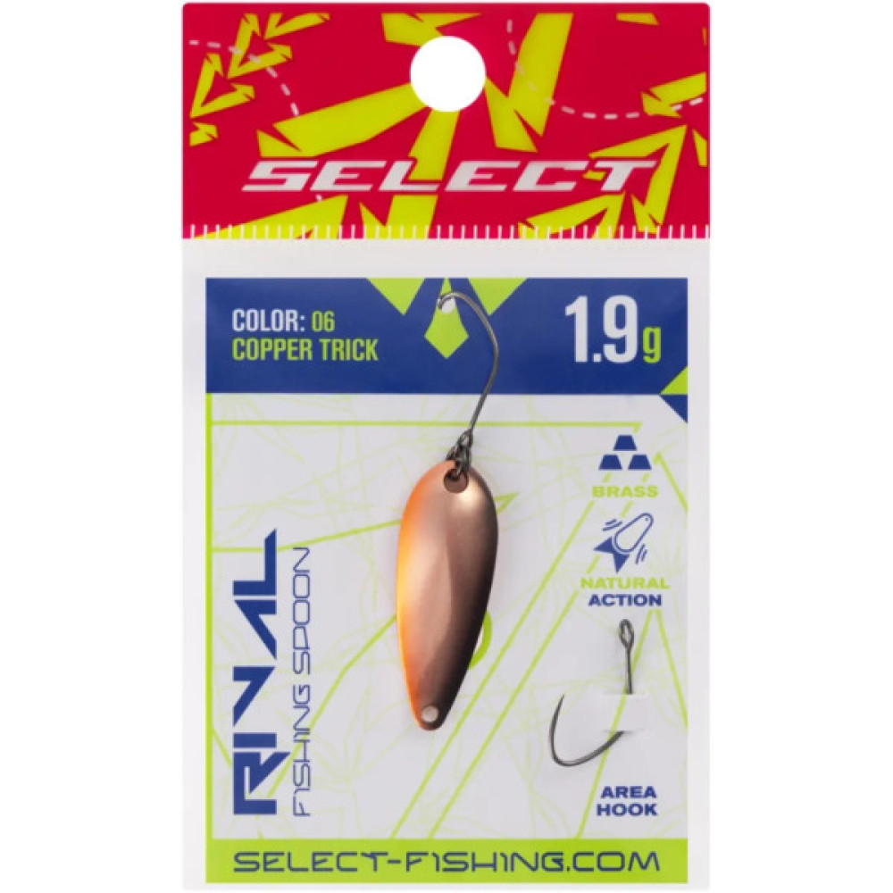 Блешня Select Rival 1.9g 30mm 06 Copper Trick (1870.79.86)