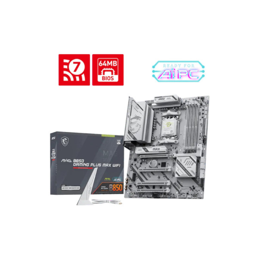 Материнська плата MSI MAG B850 GAMING PLUS MAX WIFI