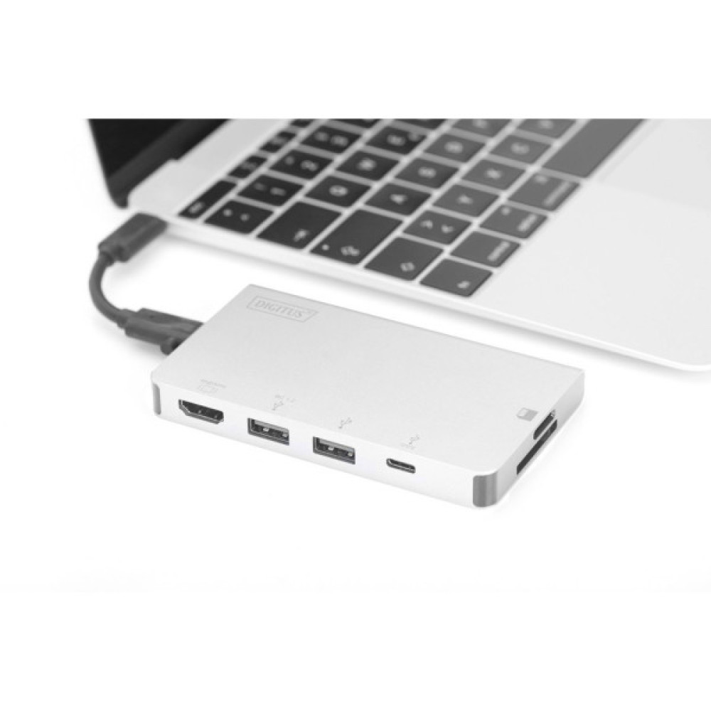 Порт-реплікатор Digitus Travel USB-C, 6 Port (DA-70867)