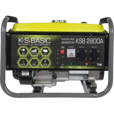 Генератор бензиновий Konner&Sohnen Basic KSB 2800A, 230В, 2.8кВт, ручний стартер, 36.2кг Генератор бензиновий Konner&Sohnen Basic KSB 2800A, 230В, 2.8кВт, ручний стартер, 36.2кг