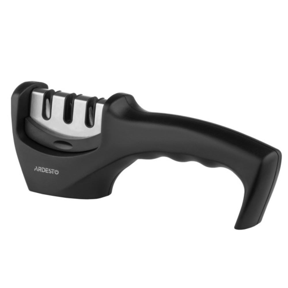 Точило для ножів Ardesto Gemini, 20.5x5.5x7.5см, чорний (AR1920BS)