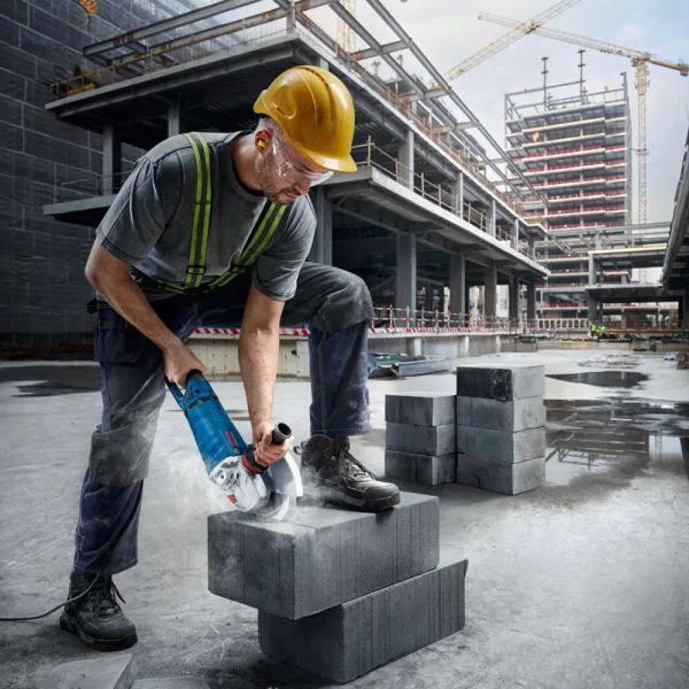 Шліфмашина кутова Bosch Professional GWS 27-230 JR 230В 230мм 2700Вт 5800-6500об/хв поворотна ручка 6.3кг