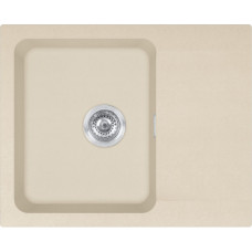 Мийка кухонна Franke Orion OID тектонайт, прямокут., з крилом, 620х500х180мм, чаша - 1, врізна, бежевий