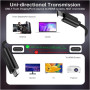 Кабель мультимедійний DisplayPort M to HDMI M 2.0m 4K60Hz Choetech (XDH01-BK)