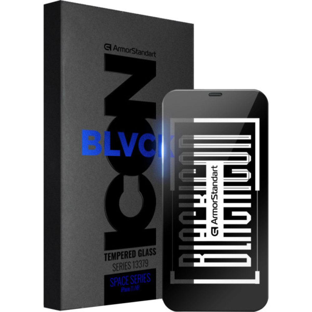Скло захисне Armorstandart Space Black Icon Apple iPhone 11/XR (ARM59215) Скло захисне Armorstandart Space Black Icon Apple iPhone 11/XR (ARM59215)