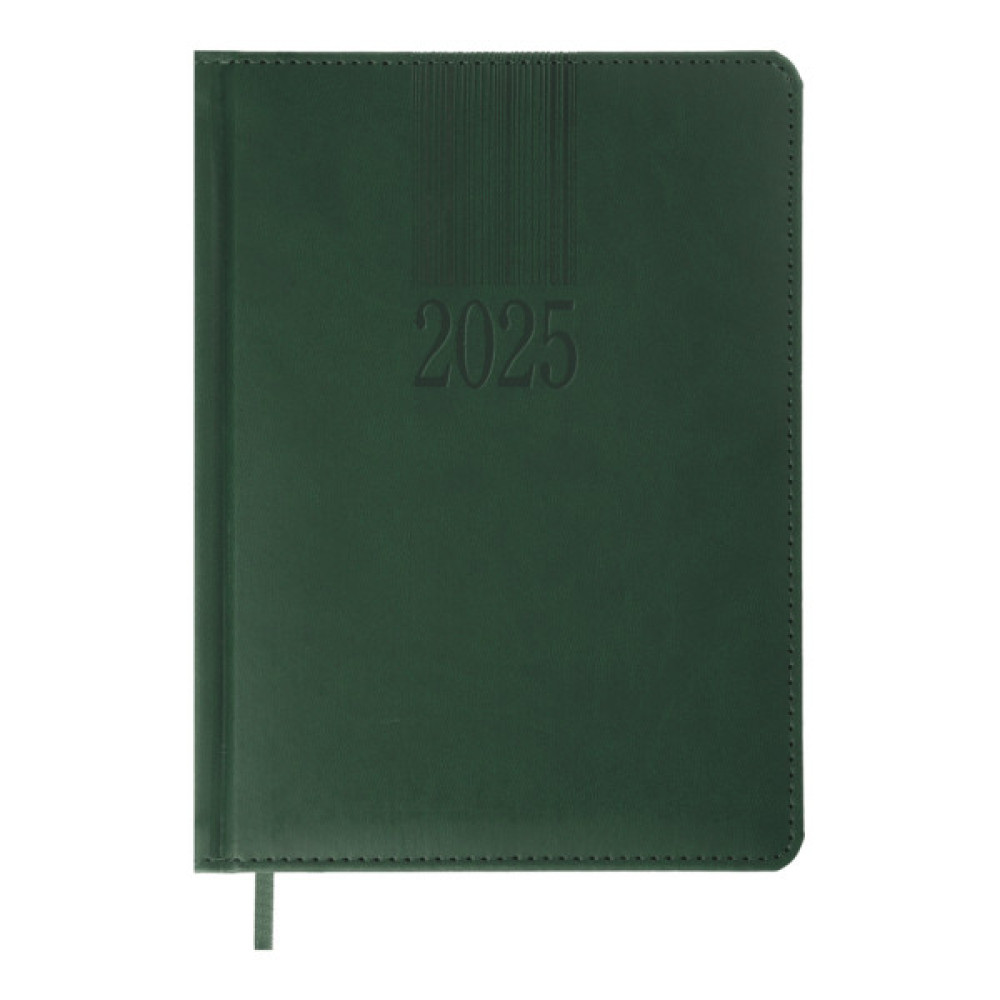 Тижневик Buromax датований 2025 CODE, А5 зелений (BM.2142-04)