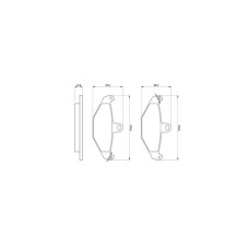 Гальмівні колодки Bosch 0 986 461 148