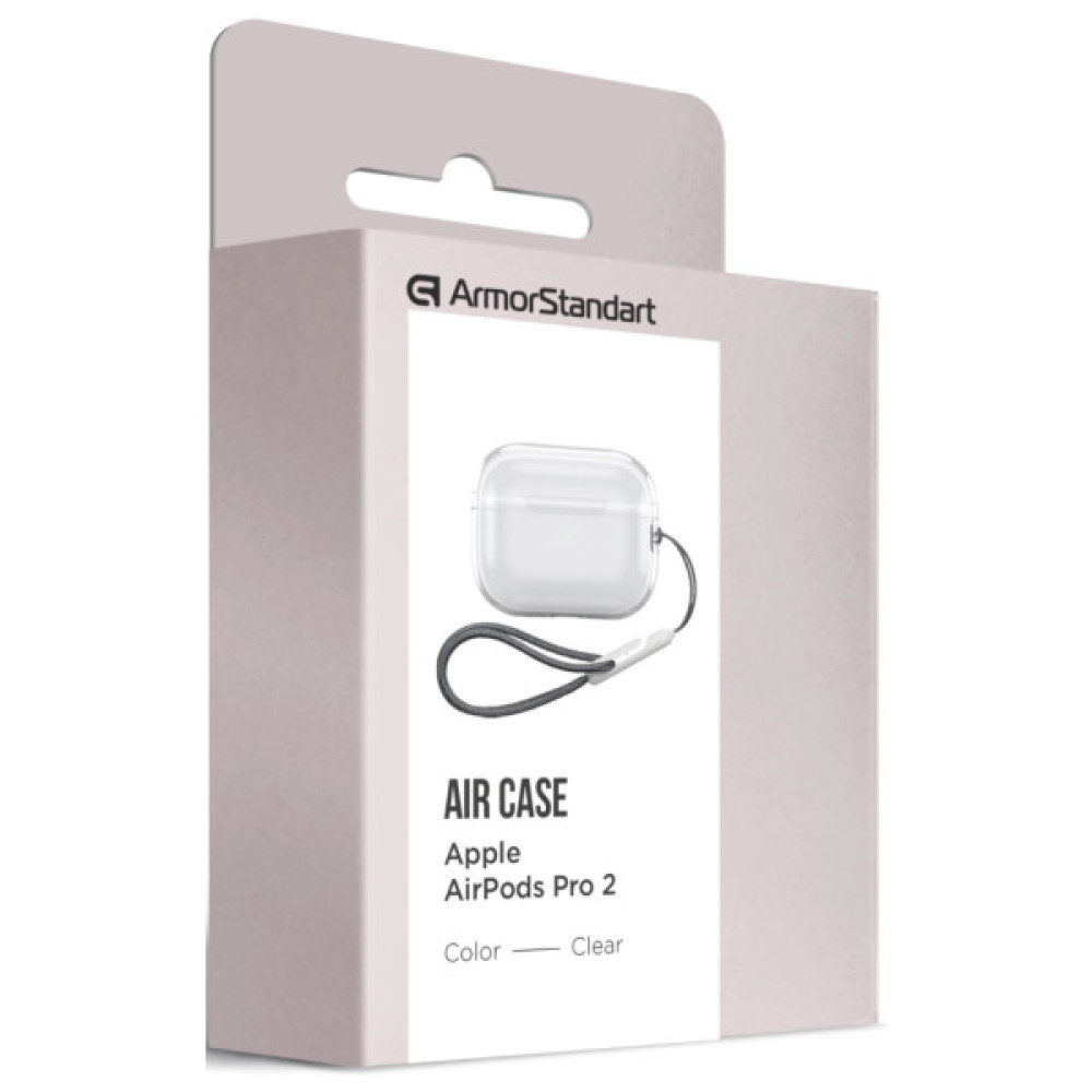 Чохол для навушників Armorstandart Air для Apple Airpods Pro 2 Clear (ARM82560) (ARM82560)