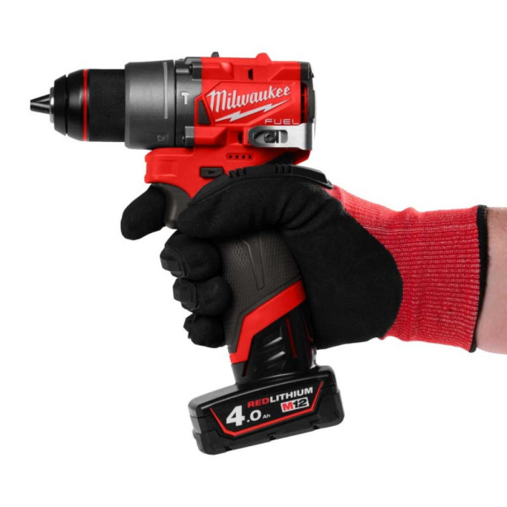 Шурупокрут-дриль акумуляторний Milwaukee M12 FPD2-402X 12В 2х4А·год 45Нм 450·1550об·хв ЗП M12 кейс 1.4кг