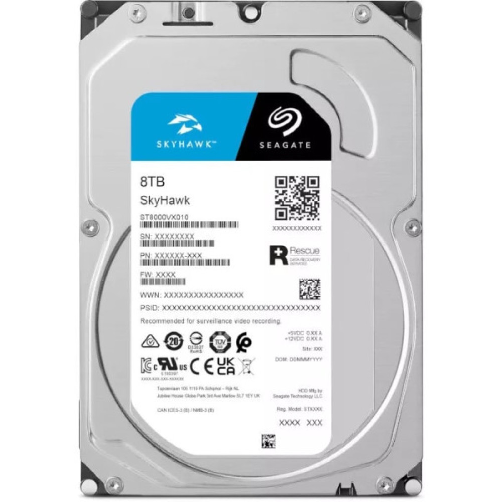 Жорсткий диск Seagate  8TB 3.5" 256MB SATA SkyHawk