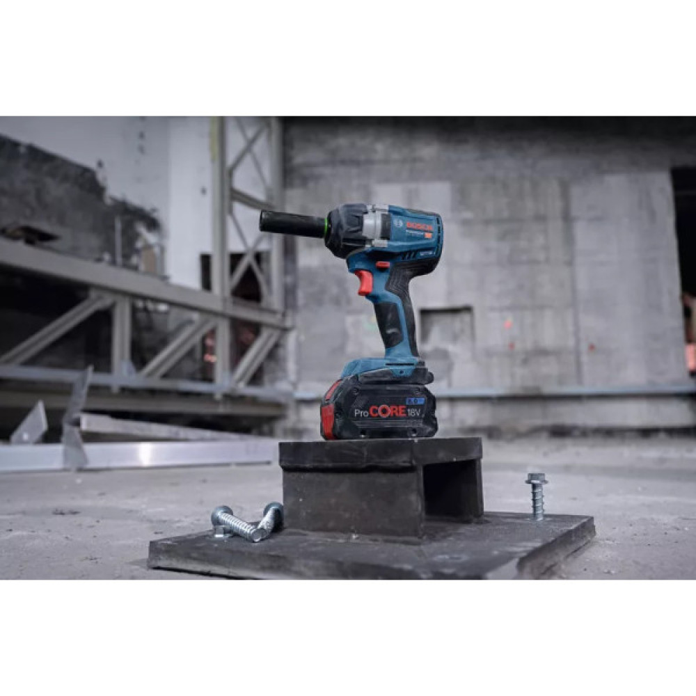 Гайковерт ударний Bosch Professional GDS 18V-750C 18В 2x8А·год до 3000об·хв 270/380/750Нм квадрат 1/2" ЗП GAL1880CV кейс Bluetooth 1.7кг