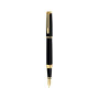Ручка пір'яна Waterman EXCEPTION Slim Black GT FP F (11 028) Ручка пір'яна Waterman EXCEPTION Slim Black GT FP F (11 028)