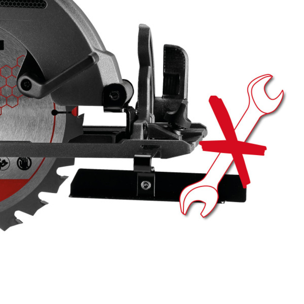 Пила дискова акумуляторна Einhell TP-CS 18/165 Li BL-Solo 18В 4200об/хв 165х20мм 2.9кг без АКБ та ЗП