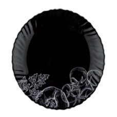 Тарілка Vittora Овочевий Етюд Black Wave десертна 19 см (V-190Bvs)