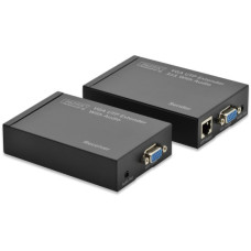 Подовжувач DIGITUS VGA через UTP, встановлений макс. 1920x1200, 0-70°C, 300 м,