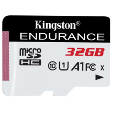 Карта пам'яті Kingston 32GB microSDHC Class 10 UHS-I U1 A1 High Endurance (SDCE/32GB)