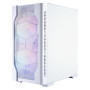 Корпус для ПК 1stPlayer D4-M-WH-2F1P-W-1F1-W