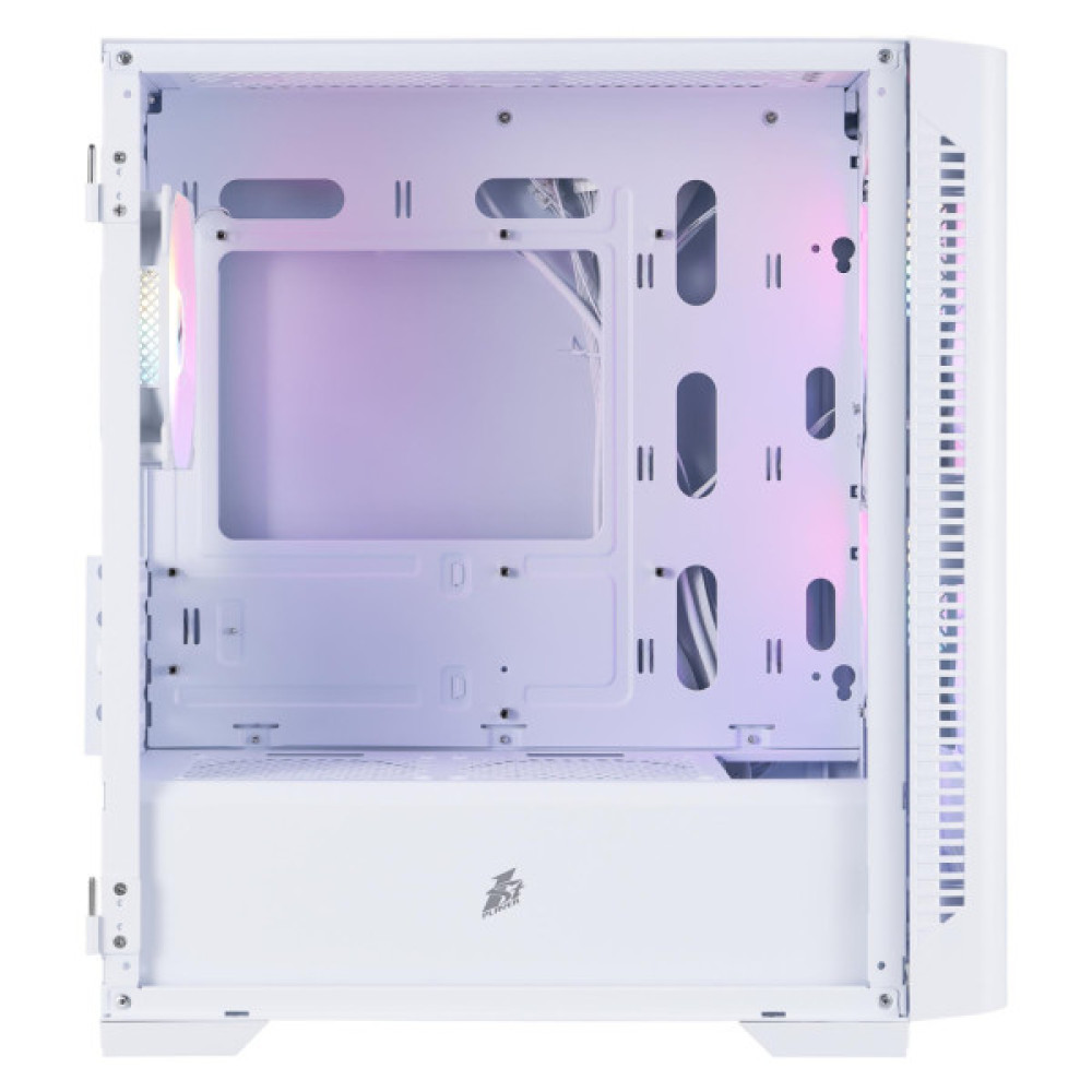 Корпус для ПК 1stPlayer D4-M-WH-2F1P-W-1F1-W