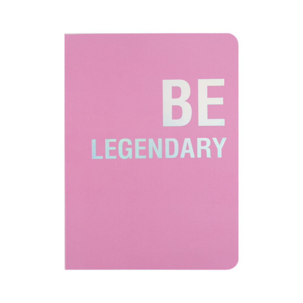 Книга записна Axent Motivation Be legendary A5 у клітинку 80 аркушів (8700-6-A)