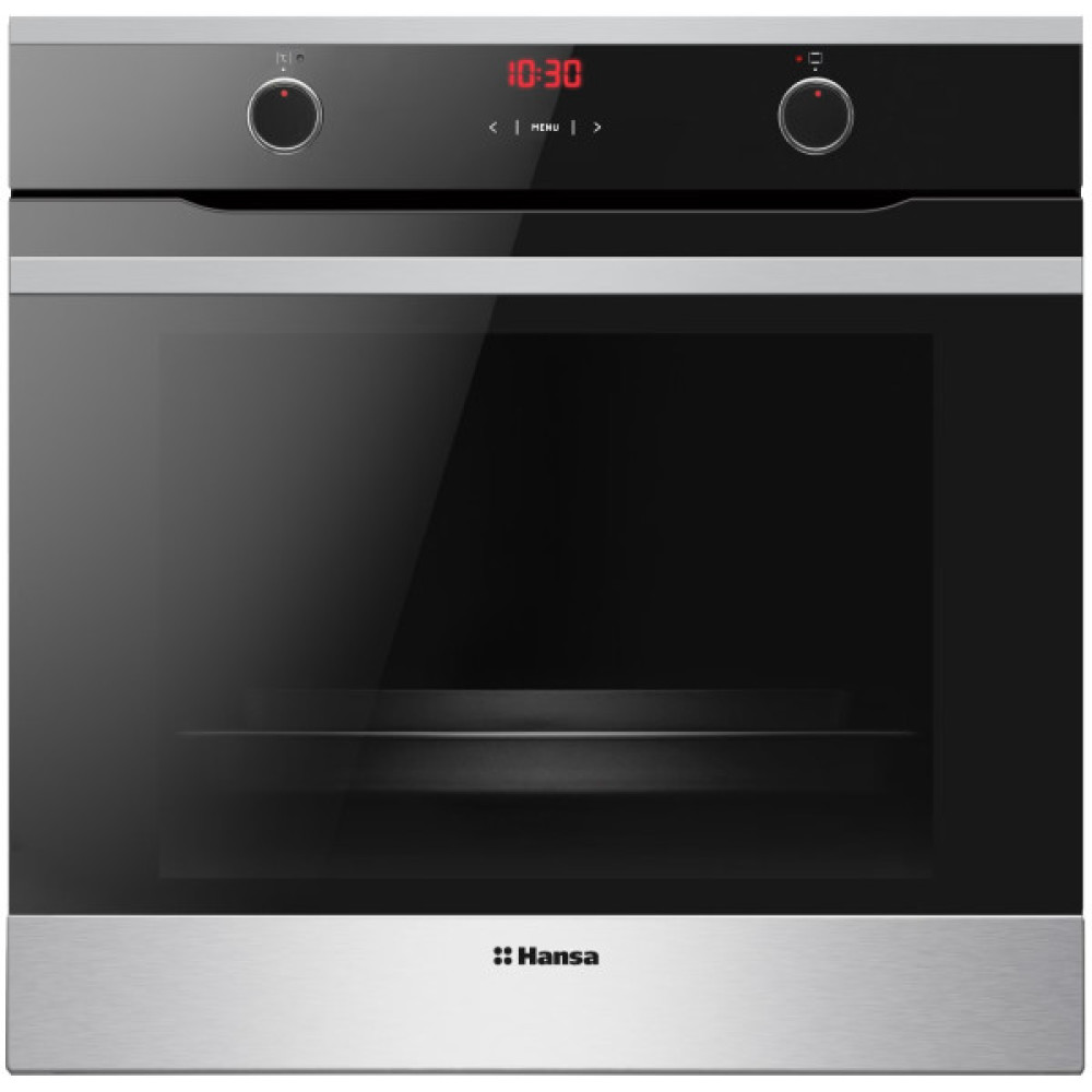 Комплект Hansa (духовка електрична + поверхня газова на склі), чорний