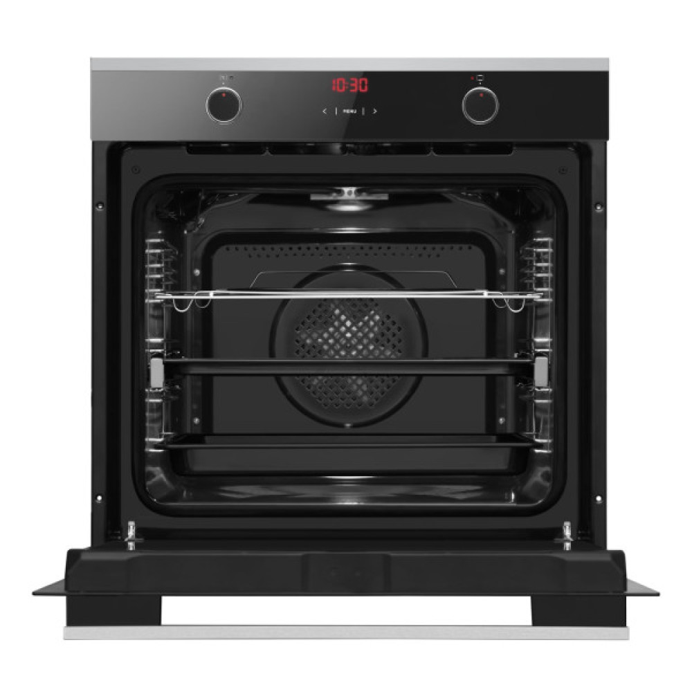 Комплект Hansa (духовка електрична + поверхня газова на склі), чорний