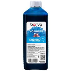 Чорнило Barva Epson 112 1л, Pigm. Cyan (E112-960)
