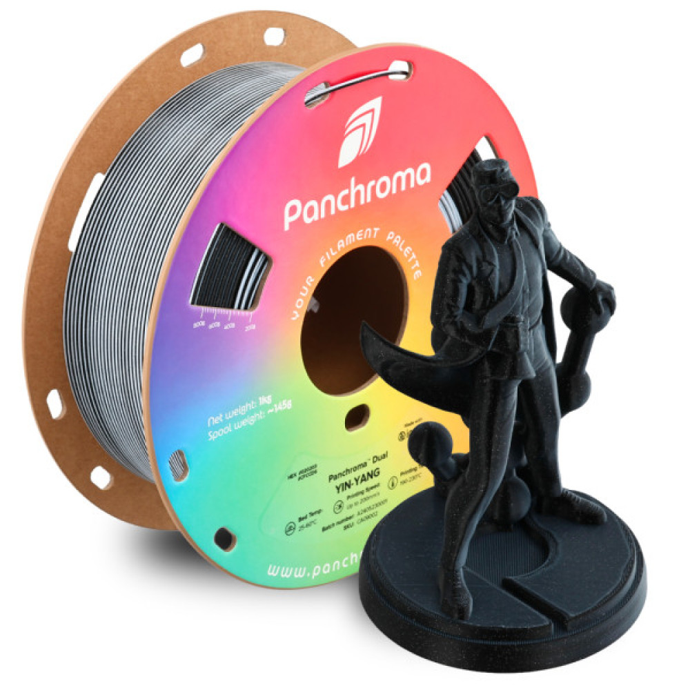 Пластик для 3D-принтера Polymaker PLA PANCHROMA DUAL 1,75mm 1kg YIN-YANG (CA09002)