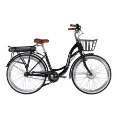 Електровелосипед Dorozhnik 26" eAQUAMARINE BH рама-17" 36B 13А*г 500Вт 2026 чорний (ELB-D-26-296)