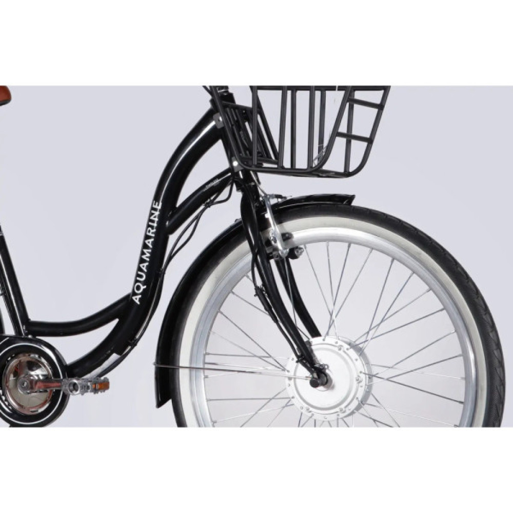 Електровелосипед Dorozhnik 26" eAQUAMARINE BH рама-17" 36B 13А*г 500Вт 2026 чорний (ELB-D-26-296)