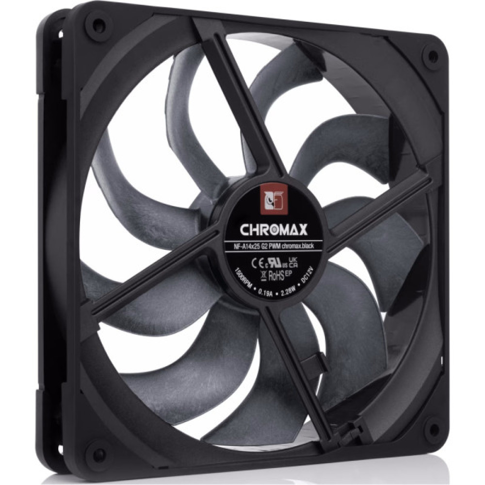 Кулер до корпусу Noctua NF-A14x25 G2 PWM CHROMAX.BLACK
