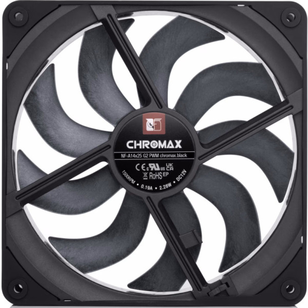 Кулер до корпусу Noctua NF-A14x25 G2 PWM CHROMAX.BLACK