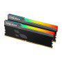 Модуль пам'яті для комп'ютера DDR5 32GB (2x16GB) 5600 MHz Onyx Black RGB Prologix (PRO32GB5600YBR5K)