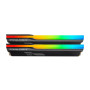 Модуль пам'яті для комп'ютера DDR5 32GB (2x16GB) 5600 MHz Onyx Black RGB Prologix (PRO32GB5600YBR5K)