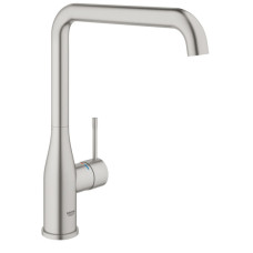 Змішувач для кухні Grohe Accent, довж.виливу - 220мм, поворотний, 1важіль, супер сталь