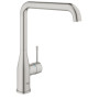 Змішувач для кухні Grohe Accent, довж.виливу - 220мм, поворотний, 1важіль, супер сталь