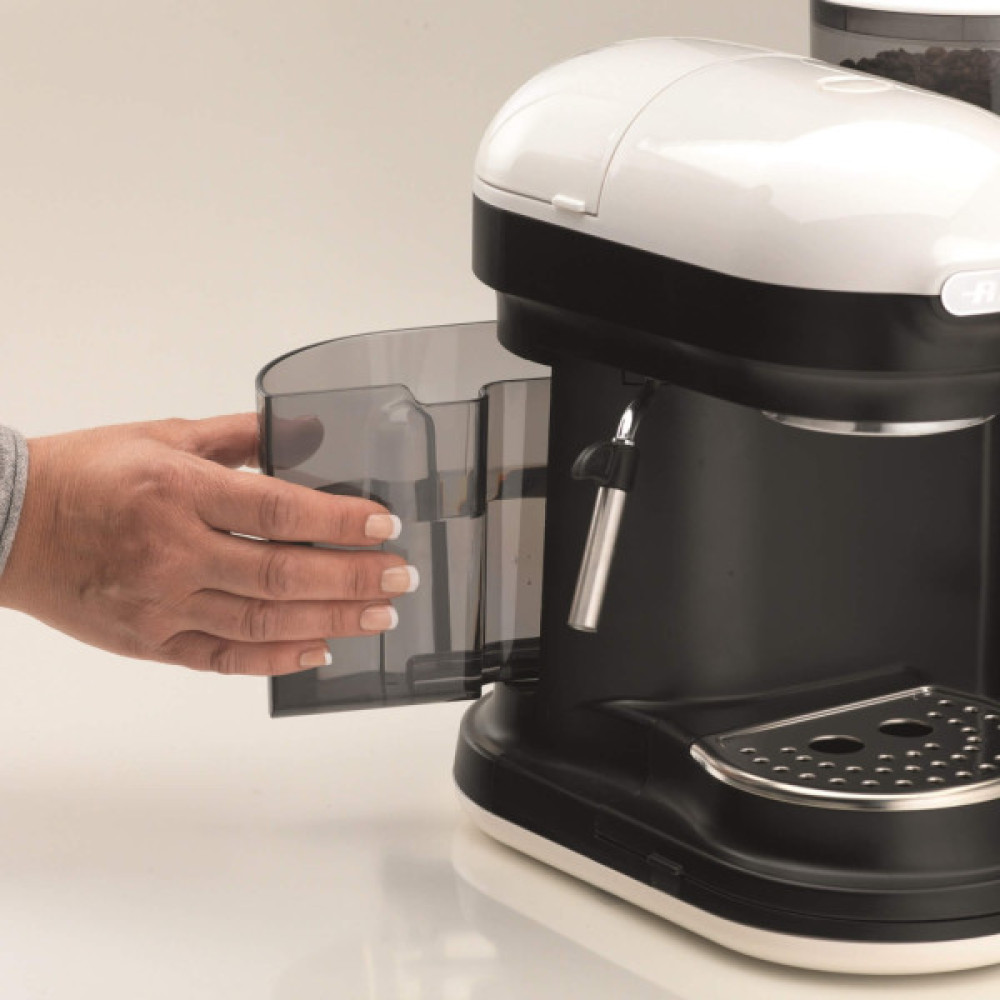 Ріжкова кавоварка еспресо Ariete 1318 Espresso Moderna White (00M131801AR0)