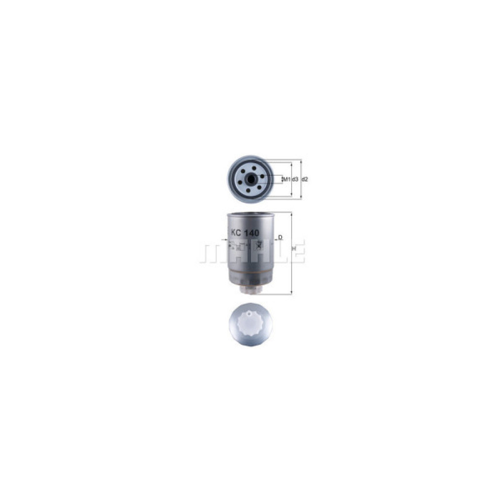 Фільтр паливний Mahle KC140