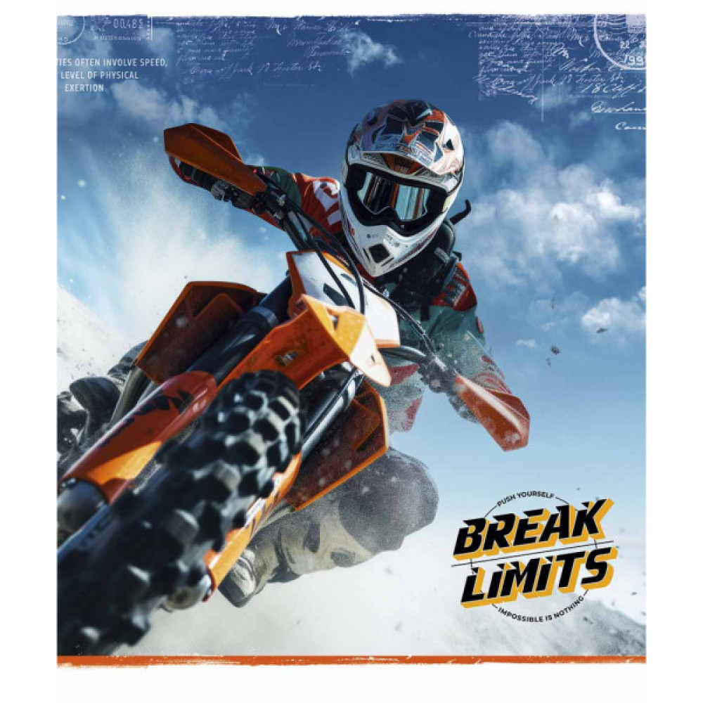Зошит Школярик Break limits 48 аркушів клітинка (048-3393K)