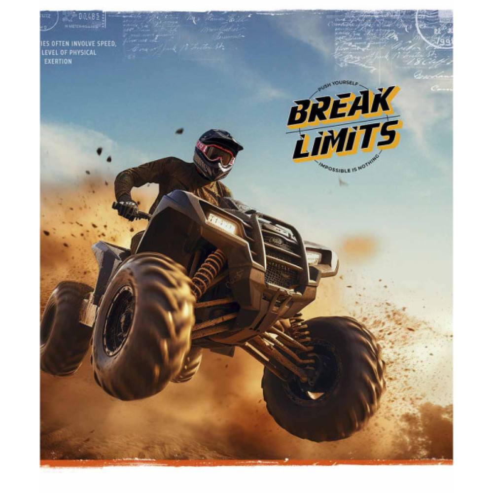Зошит Школярик Break limits 48 аркушів клітинка (048-3393K)