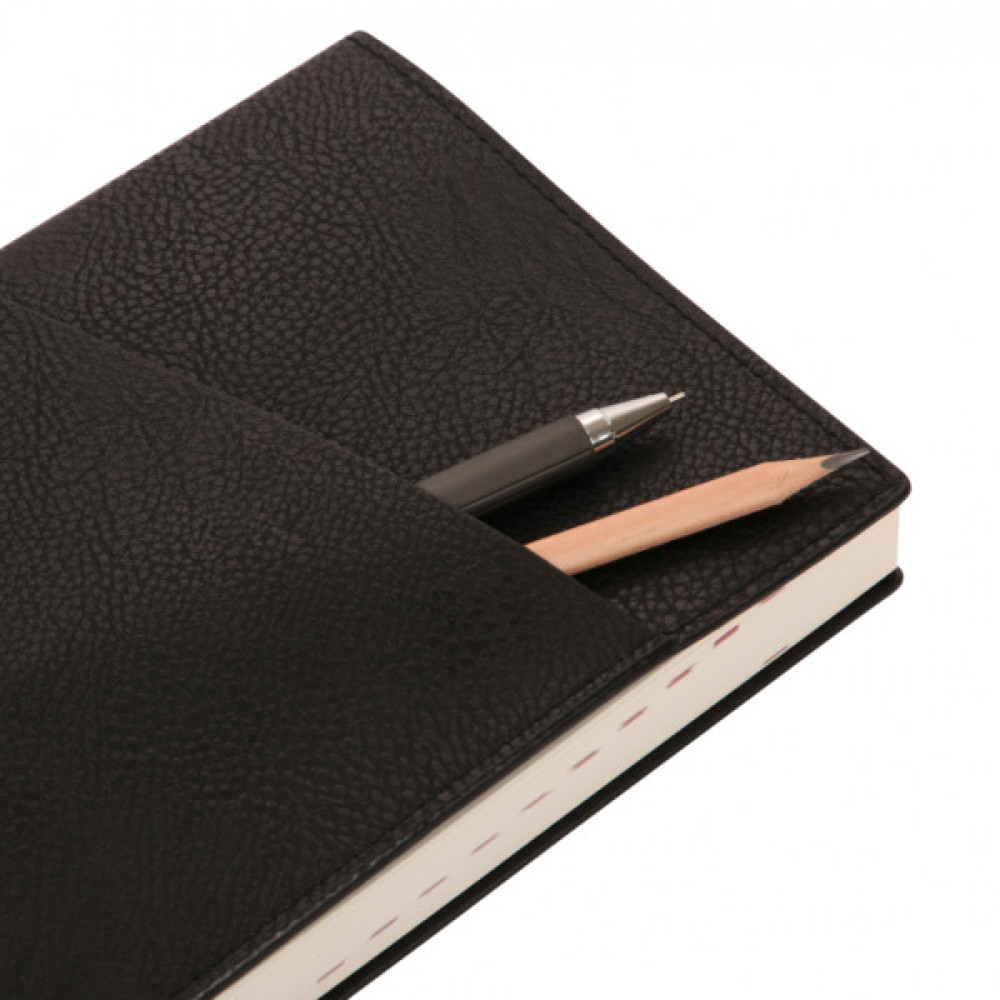Тижневик Leo planner А5 датований 2026 "Credo", інтегральний, чорний, 368 сторінок (252647)