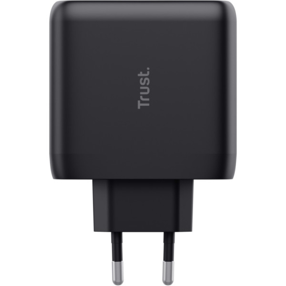 Зарядний пристрій Trust Maxo 65W 2xUSB-C PD black (25380_TRUST) Зарядний пристрій Trust Maxo 65W 2xUSB-C PD black (25380_TRUST)