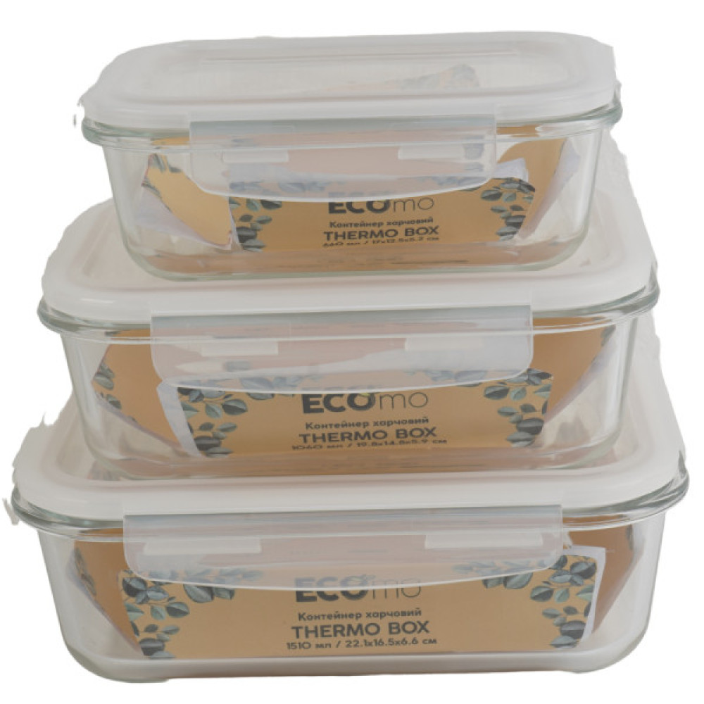 Харчовий контейнер Ecomo Thermo Box прямокутний 620 мл (3RC065-LL)
