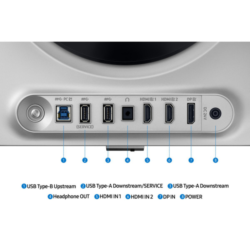 Монітор Samsung 27" Odyssey G6 27DG612S 2*HDMI, DP, USB, OLED, 2560x1440, 240Hz, 0.3ms