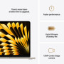 Ноутбук Apple MacBook Air 13 M4 A3240 Starlight (MW0Y3UA/A)
