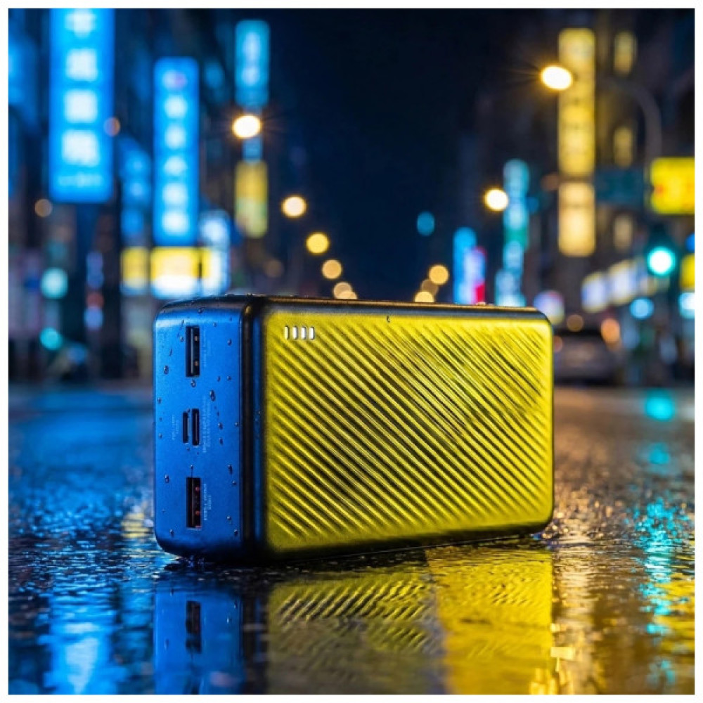 Батарея універсальна BOROFONE 30000mAh BJ56B Graceful 22.5W+PD20W Black (6941991116445)
